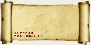 Večerinka Ćokić vizit kartica